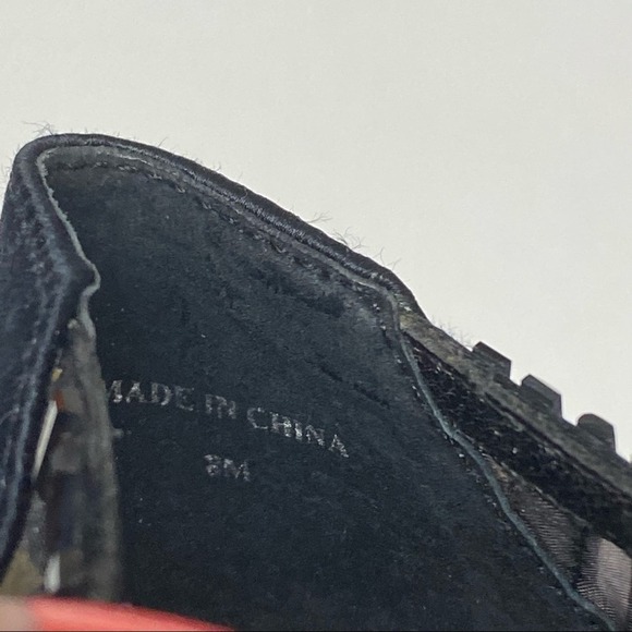 ABS Allen Schwartz Beaded Satin Platform Heels - Picture 6 of 9